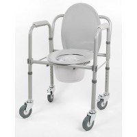 Кресло-стул с санитарным оснащением активного типа (с колесами) 10581Ca
