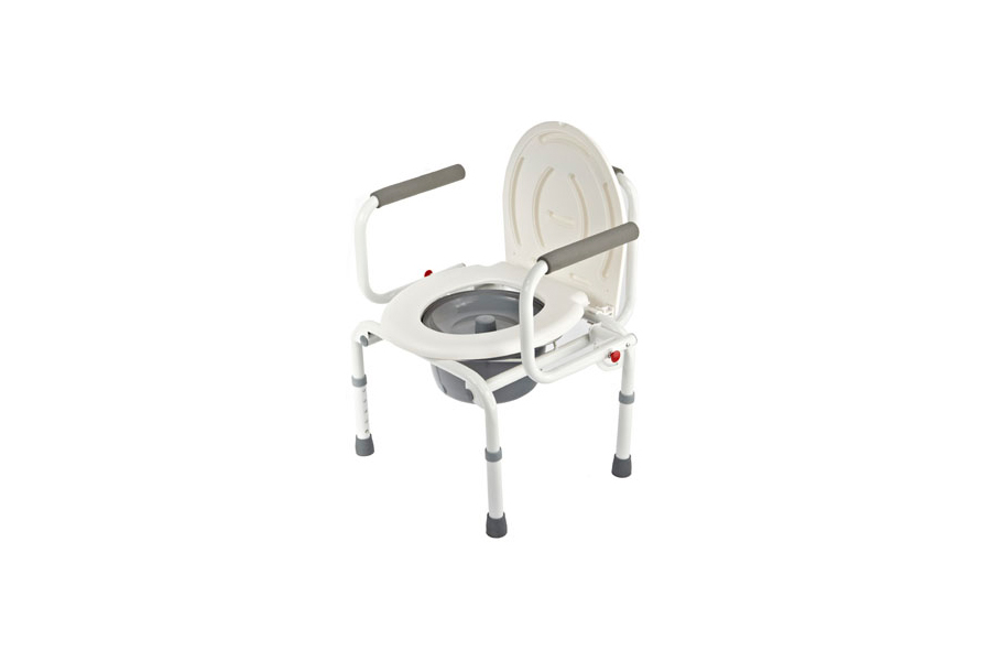 Кресло-стул с санитарным оснащением (без колес) серии WC: WC Delux